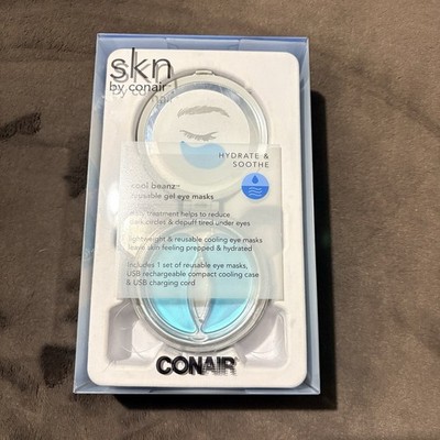 Cool Beanz SKN By Conair Reusable Gel eye masks Cooling For Dark Circles Depuff