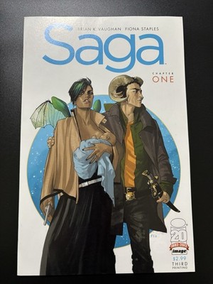 SAGA Chapter 1   3RD PRINT IMAGE 2012 BRIAN VAUGHAN FIONA STAPLES THIRD