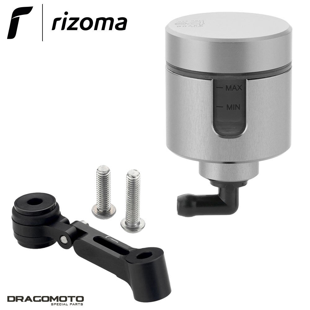 Réservoir Rizoma Argent pour Ducati Streetfighter V2 en aluminium taillé masse