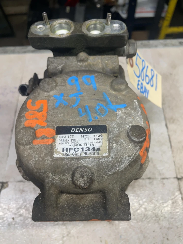 1998-2003 JAGUAR XJ8 A/C Air Conditioner Compressor OEM - Image 3 of 4