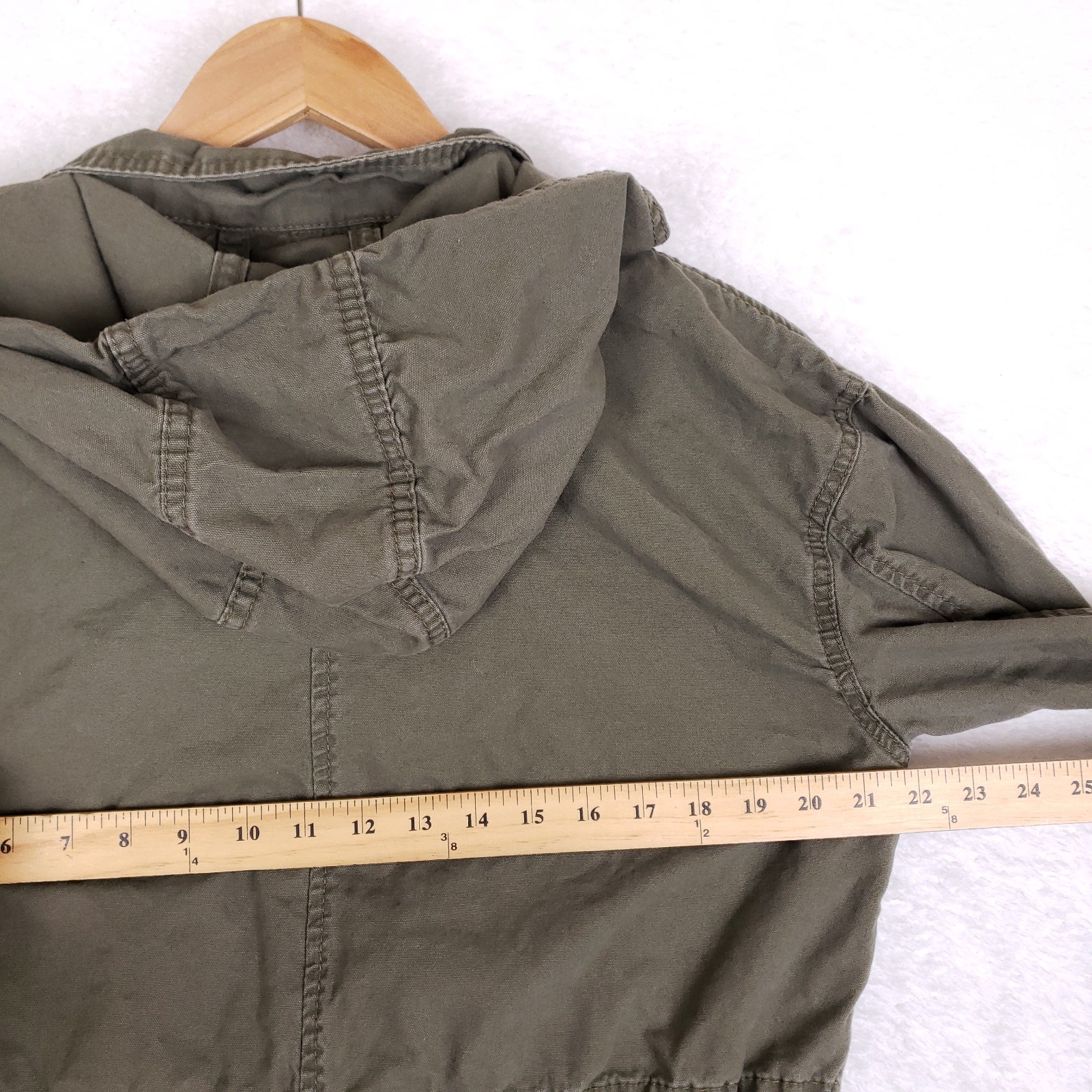 Universal Thread Utility Jacket L Hooded Field Co… - image 7