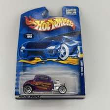 Hot Wheels 2000 32 Ford Coupe Collector No. 195 Slightly Damaged Card