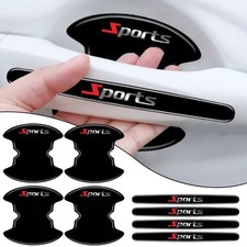 8pcs Car Door Handle Bowl Anti Scratch Sticker Protector Cover Accessories Trims