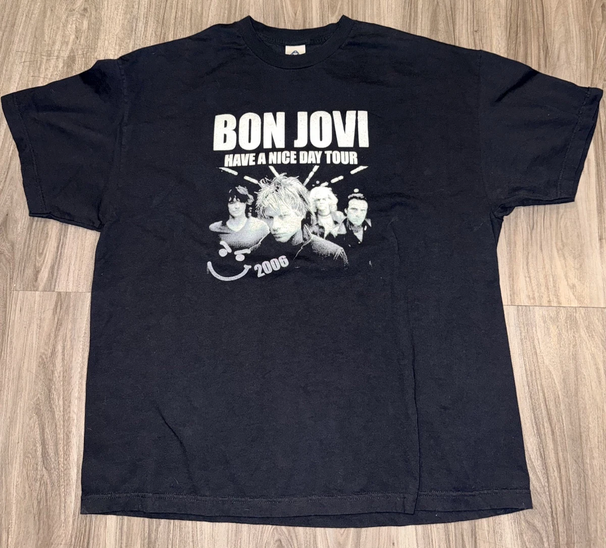 Bon Jovi Shirt In Men's Vintage T-Shirts for sale | eBay