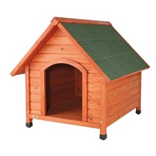 Cottage Weatherproof Outdoor Wooden Dog House Raised Floor for Medium Dogs...