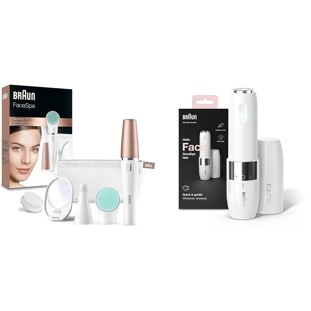 Braun FaceSpa 851V Epilatore Viso: Tecnologia e Accessori Inclusi
