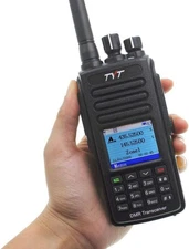 TYT MD-UV390 Plus 5W Output IP67 Waterproof Walkie Talkie Digital Dual Band V...