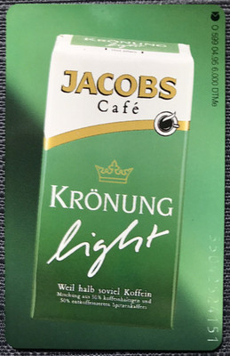 O 599 04.95 6 DM Jacobs Krönung light Kaffee Cafe Puzzle 6000 Ex. Neu* Mint***