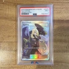 Pokemon TCG Cynthia SV82/SV94 PSA 9 Hidden Fates Shiny Vault Full Art Holo on eBay