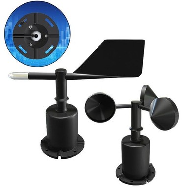Accurate Data Collection Outdoor Wind Sensor 3 Cup Anemometer For Aquaculture