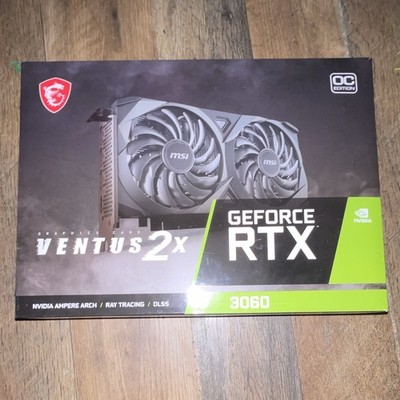 MSI NVIDIA GeForce RTX 3060 12GB GDDR6 Ventus 2x Graphics Card Sealed
