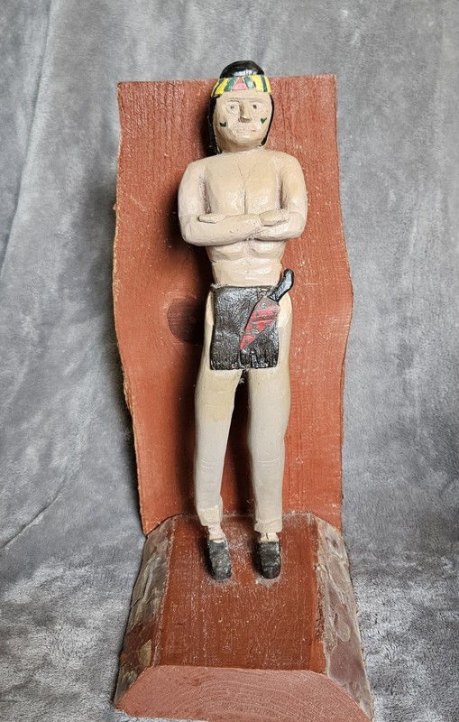 Primitive Carving Of Indian, Unsigned
