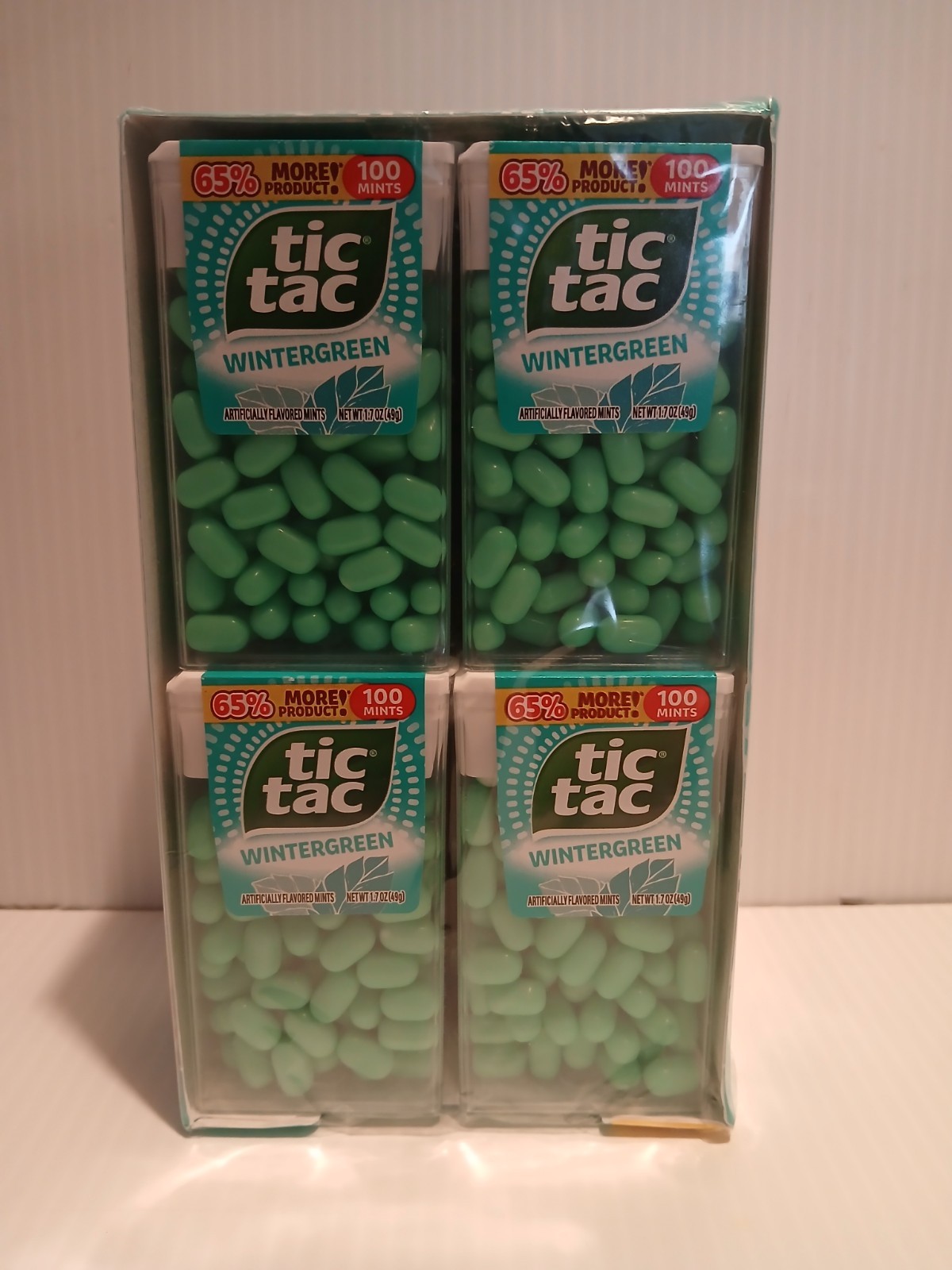 Tic Tac Candy Wintergreen  12 Pack  1 oz each READ DESCRIPTION!