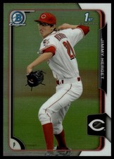 2015 Bowman Draft #30 Jimmy Herget Chrome Refractors