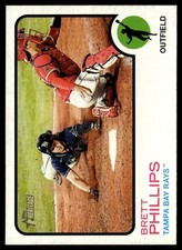 2022 Topps Heritage Brett Phillips Tampa Bay Rays #28