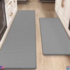 Color&Geometry Anti Fatigue Cushion Padded Kitchen Mat for Floor - Premium