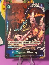 St. Topman Warcury (Alternate Art) OP13-089 Carrying On His Will Foil One Piece