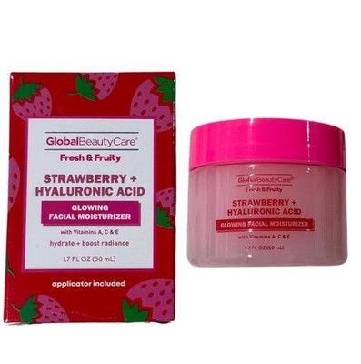Twin Duo Pack Strawberry and Hyaluronic Acid Glowing Facial Moisturizer 