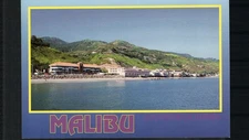 MALIBU, CA * BEAUTIFUL COASTLINE VIEW * UNPOSTED OVERSIZE  6 x 4 CHROME c 1990s