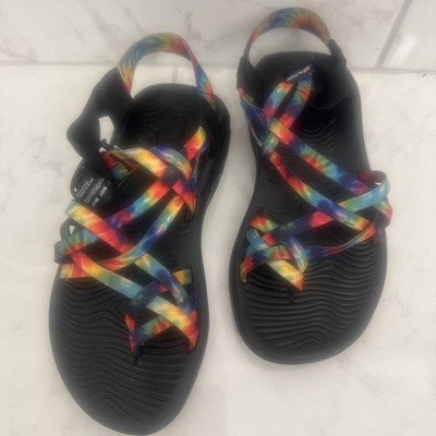 Chaco Sandals Womens Sz 8 Tie-Dye X2 Z Volv Toe Loop Hiking Water