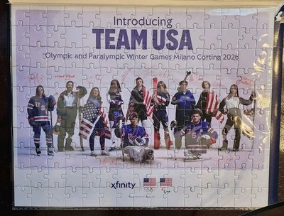 Xfinity Team USA Olympic & Paralympic Winter Games 2026 Puzzle 150 Pieces BIN!