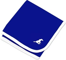 Two Feet Ahead 30" X 35" Cotton Nursery Receiving Blankets SMU Mustangs