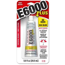 E6000 570110 Acid-Free Clear Waterproof All-Weather Adhesive 0.9 oz.