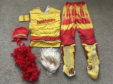 Disfraz Oficial WWE De Hulk Hogan Para Hombre - Mono Con Músculos, Pañuelo Y Bigote, Tallas L Y XL