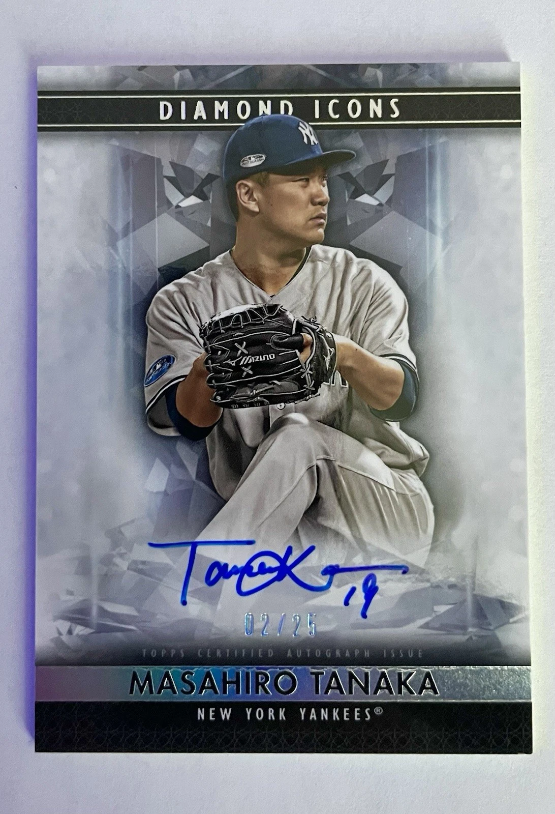Masahiro Tanaka 2019 Topps Diamond Icons Auto #2/25 AC-MTA