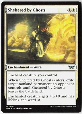 SHELTERED BY GHOSTS 30 DUSKMOURN: HOUSE OF HORROR MAGIC: THE GATHERING NM