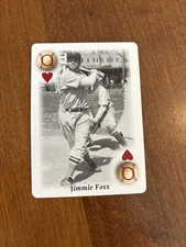 Jimmie Foxx 2000 US Playing Card All Century Queen Hearts Boston Red Sox HOF