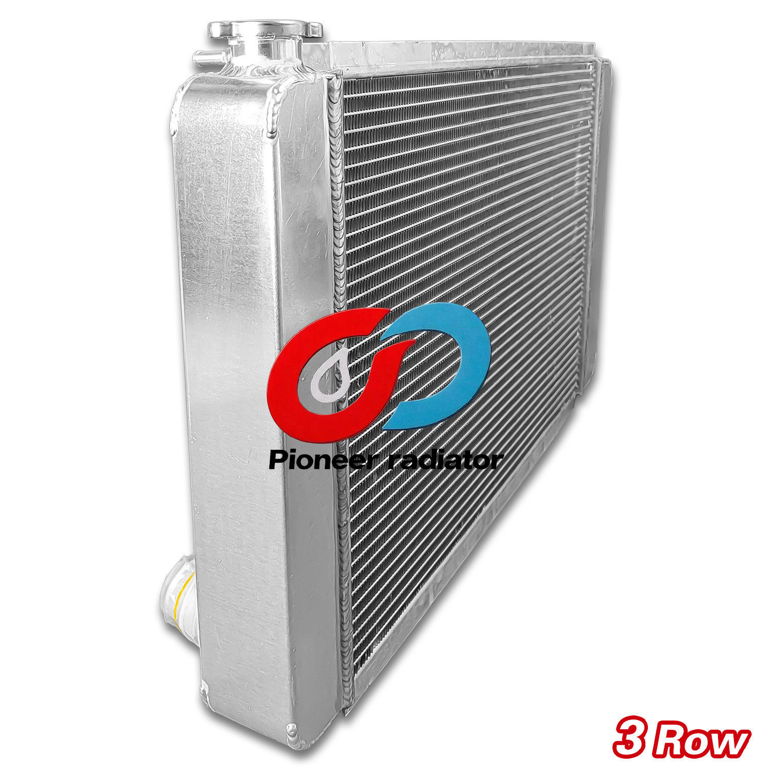 209657 Universal Aluminum Cooling Radiator Fit GM Chevy Low Profile 26" x 16"