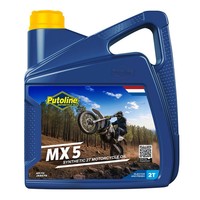 Putoline MotoröL MX5 Offroad Teilsynth. 2T 4L (FüR: Yamaha YZ 490 1LV 86 )