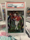 2024 Panini Select - Concourse Drake Maye #27 Black & Green Shock Prizm (RC)