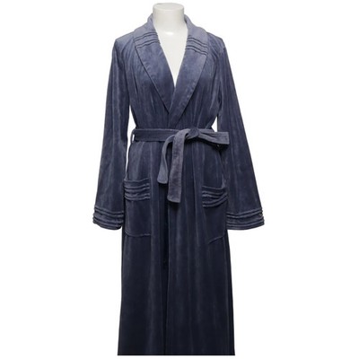 Taubert, Bademantel, Größe: 42, Blau, Baumwolle/Polyester, Einfarbig, Samt #rJv