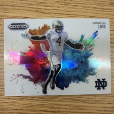 2025 Panini Prizm Black Jeremiyah Love Color Blast