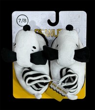 Peanuts Snoopy Plush Slippers with Cushioned Sole Child  s Size 7/8 New