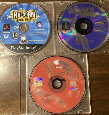 Loose Disc Only Lot of 3 PlayStation Games - PS1 & PS2 - UNTESTED ** AS-IS **