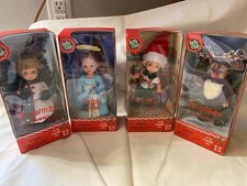 2001 New Mattel Holiday Barbie Kelly Club Ornament Lot Of 4 LORENA CHELSIE KELLY