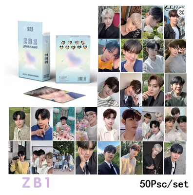50 PCS SET ZB1 ALBUM CARD 3 INCH ZEROBASEONE LOMO CARD ZHANG HAO