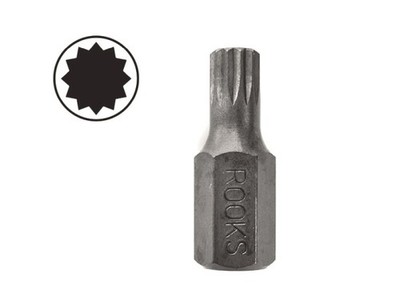 Für ROOKS 171227 10 mm (3/8'') bit, SPLINE M5 x 30 mm, 20 pcs, 73MOV5-2 (S2)