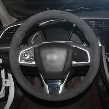 Hand-stitched Car Steering Wheel Cover For Honda Civic Civic 10 2016-19 Crv Cr-v