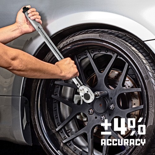 Powerbuilt 3/8 Zoll Antrieb Mikrometer Spezialeinsätze Drehmomentschlüssel (5-80 Fuß Pfund) - - Bild 7 von 10