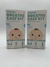 Breathe Easy Kit Bundle 2Pack - 3 mo Wipes, Rub,  Drops NEW Fridababy