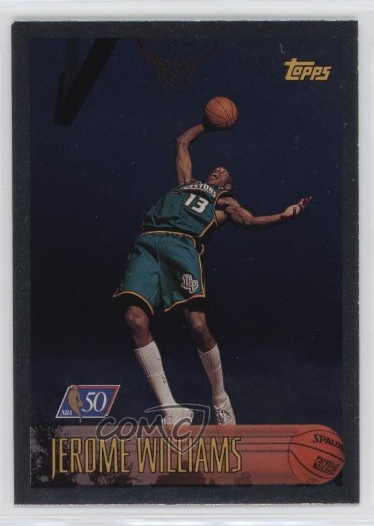 1996-97 Topps Foil NBA 50 Jerome Williams #162 Rookie RC 1p3y
