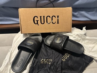 Gucci Slippers Slides Worn 1x Authentic Vintage Rare
