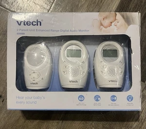 VTech Two Parent Unit Baby Digital Monitor Three Piece Set DM1211-2 1500ft Range