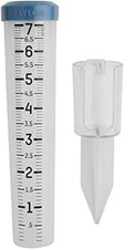 Taylor Capacity Break and Freeze Proof Flexible Silicone Rain Gauge, Measure and