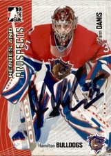 Yann Danis Signed Auto 2005-06 Heroes & Prospects card Montreal Canadiens