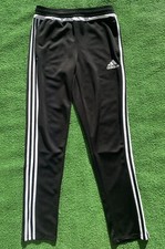 Adidas Jogger Athletic Pants Pockets Ankle Zippers Boys Youth Size XL